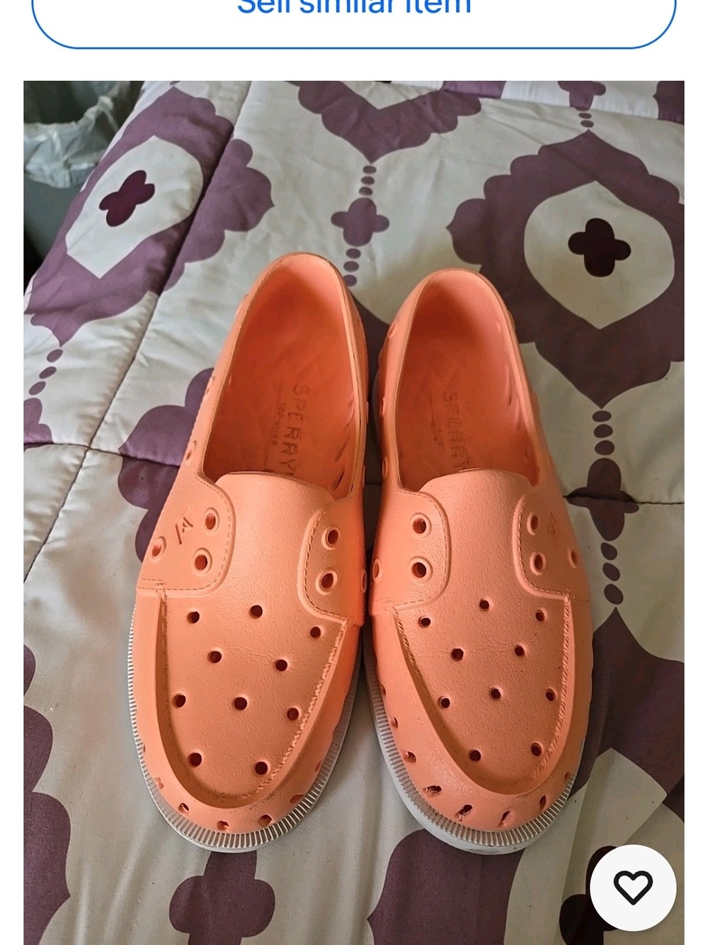 Sperry Coral Slip-On Rubber Boat Shoe